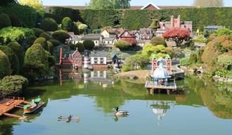 Lake + ducks at Bekonscot Model Village