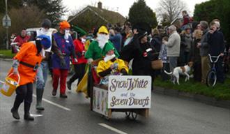 Participants in the Pagham Pram Race 2009