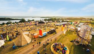 Shot of Valley Fest site from above