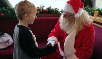 Sail with Santa Christmas event with City Cruises Poole in Dorset.