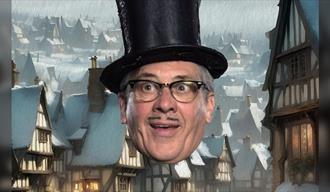 Count Arthur Strong is Charles Dickens in 'A Christmas Carol'