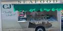 A photo of the fish stall at Witham Market in Newland's car park.