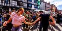People dancing at Old City Sounds 2023
