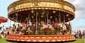 Carousel at Kings Park Funfair in Bournemouth