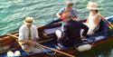 Private boat at Henley Royal Regatta