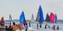 People swimming in the sea watching the boats sailing, Cowes Week, event, what's on