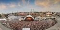 Bristol Sounds stage on Harbourside in Bristol