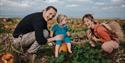 Family at Tapnell Farm Park at Halloween event, Isle of Wight, What's On