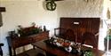 The House decorated for Christmas