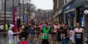 Photographs of participants at the Nottingham 10k