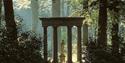 Atmospheric temple at Renishaw Hall
