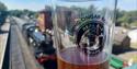 Image of a Real Ale Trains branded glass