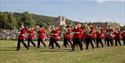 Marching band at Chatsworth country fair