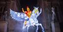 Flying horse at Longleat Festival of Light