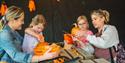 Pumpkin Carving at Tapnell Farm Park at Halloween event, Isle of Wight, What's On