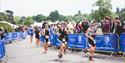 The triathlon culminates with the equivalent of a half marathon, 13.1 mile run in and around Stafford.