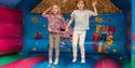 Children jumping on the bouncy castle at Bouncy Barn Fun event at Tapnell Farm Park, children's event, what's on, Isle of Wight