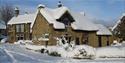Revolution House in the snow