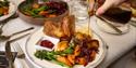 Close up of Sunday Roast at the SS Great Britain