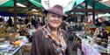 Shopping on the Flea Market at the 1940s event