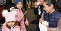 A family enjoying the 2021 Festive Feast and Craft Market