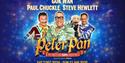 Graphic of the Panto with the floating heads of Gok Wan, Paul Chuckle and Steve Hewlett