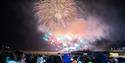 Firework display at Chester Racecourse