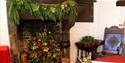 Christmas 2022 - the fireplace and plotting chair