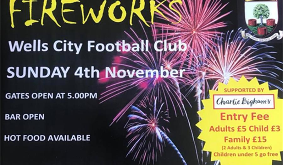 Family Firework Display at Wells City Football Club