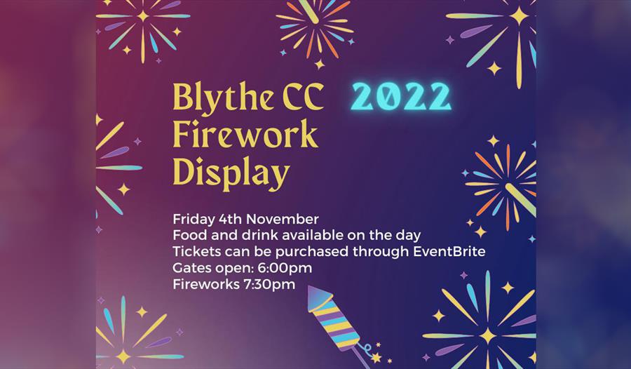 Blythe Cricket Club Fireworks