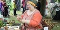 Medieval life at the Encampment in the Churchyard
