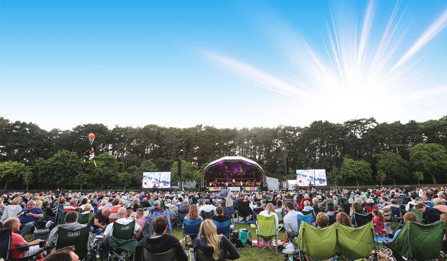 Proms in the Park stage picture