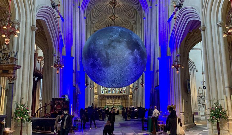 Museum of the Moon at Bath Abbey