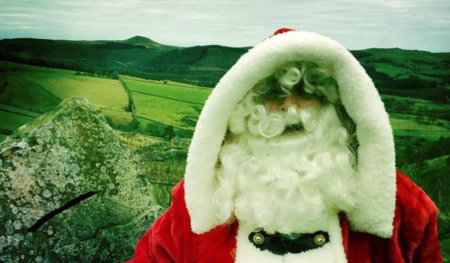 Father Christmas at Tegg’s Nose Country Park