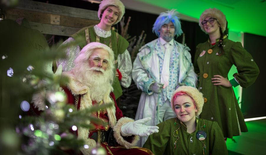 Father Christmas and his elves family experience