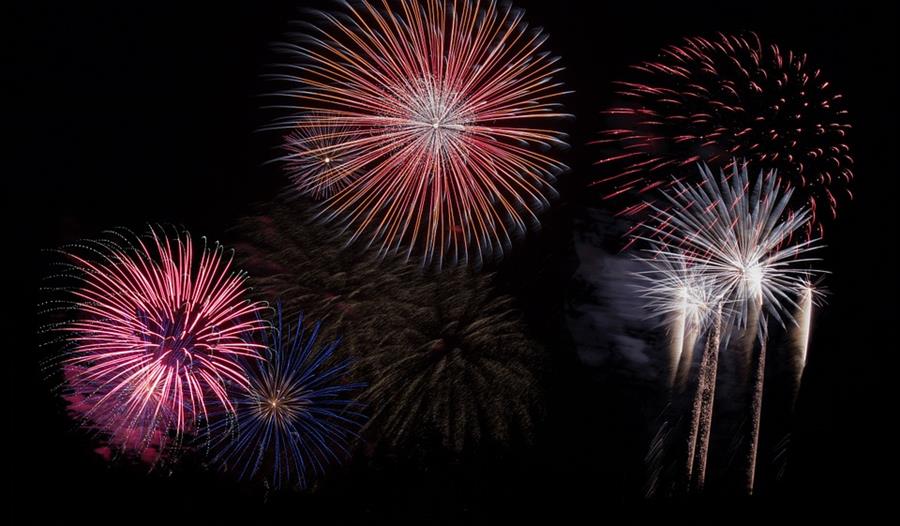 Fireworks Extravangza 2018 at Hardwick Hall