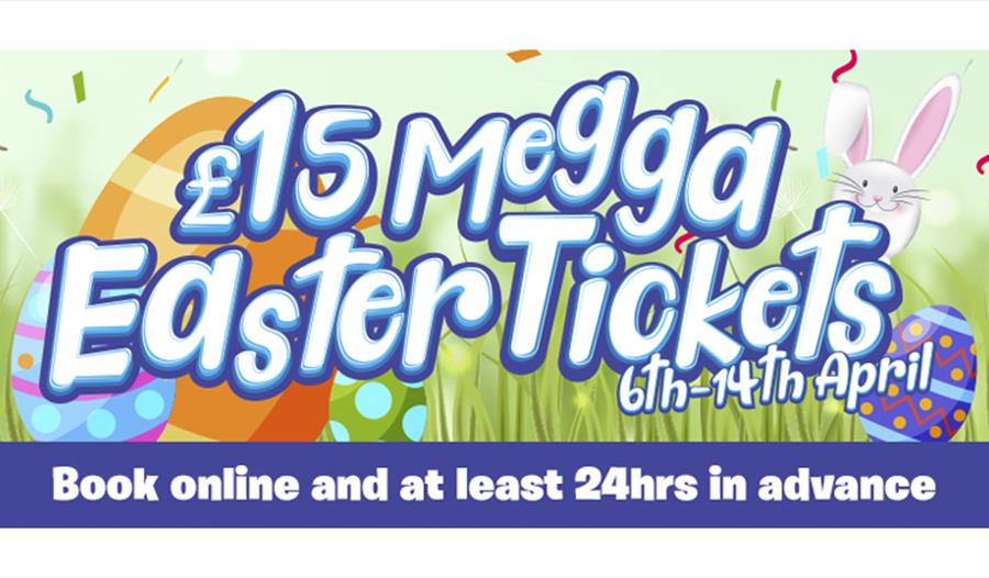 £15 Megga Easter Tickets at Crealy