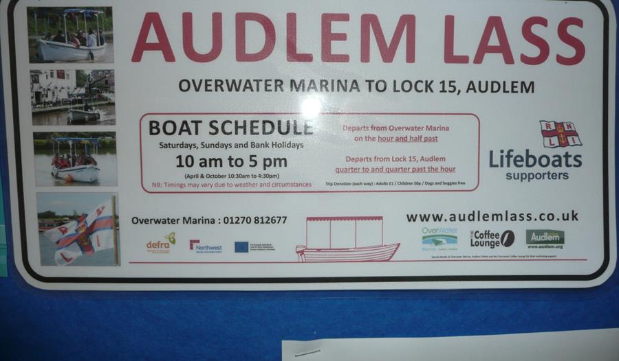 Audlem Lass Boat service