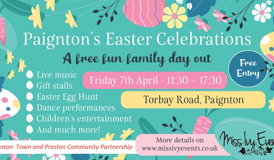 Miss Ivy Events is thrilled to join Paignton Town and Preston Community Partnership this spring to bring you a fabulous day of fun beside the sea. Enj