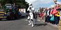 Stormtrooper in the Barlow Carnival parade