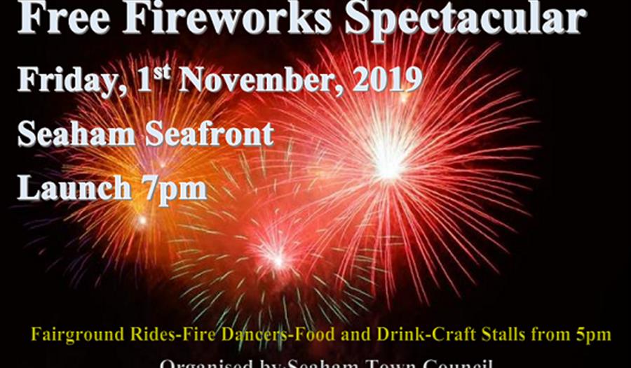Fireworks Spectacular at Seaham Seafront