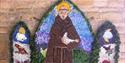 Crooked Spire Well Dressing - St Francis of Assisi