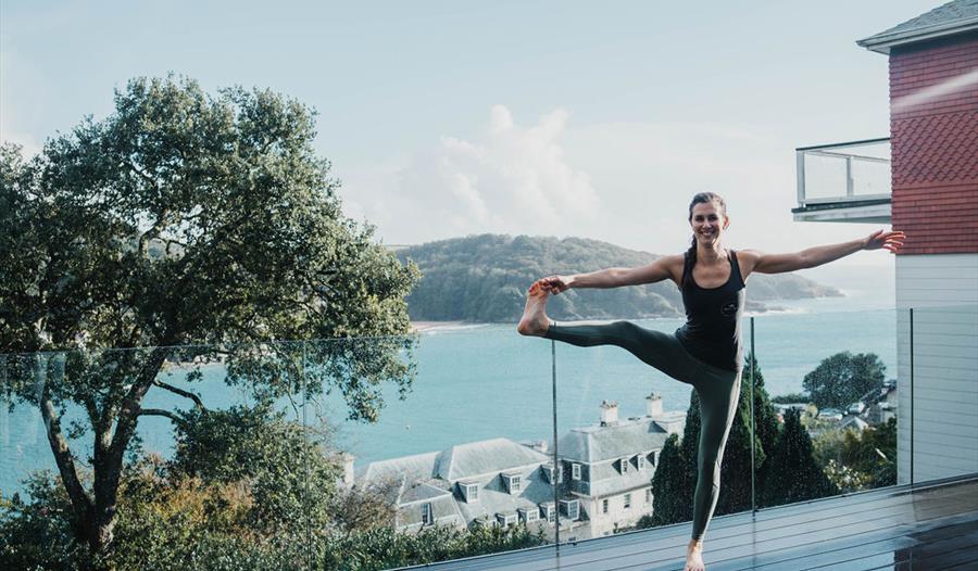 Salcombe Yoga Retreat, Yoga with a View