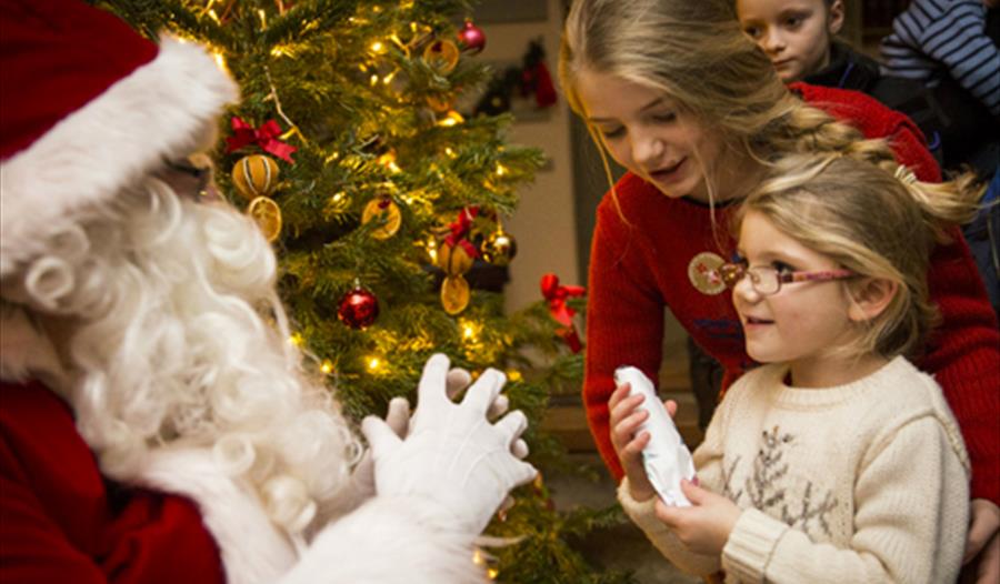 Meet Father Christmas at Dunster Castle