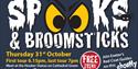 Spooks & Broomsticks tour poster