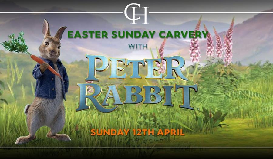 Easter Sunday Carvery with Peter Rabbit at The County Hotel