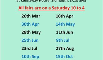 Craft Fairs at Kennaway House - 2022 dates