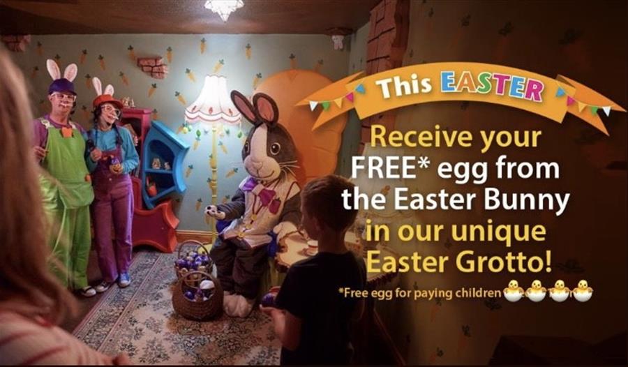 Unique Easter Grotto at The Milky Way