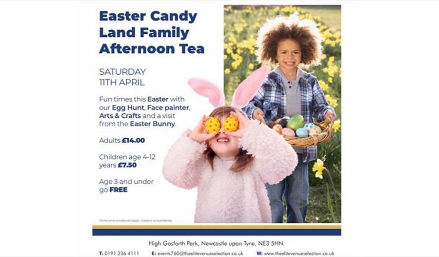 Easter Candy Land Family Afternoon Tea at Grand Hotel Gosforth Park