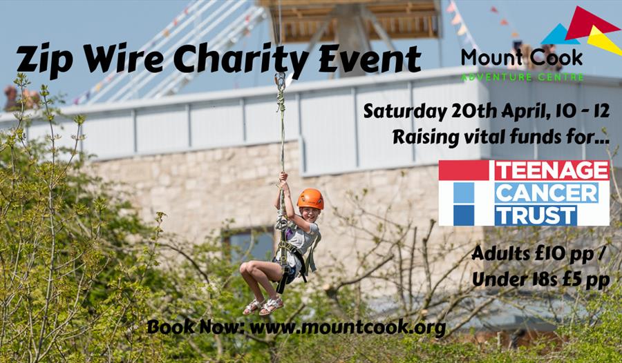 Zip Wire Charity Event Banner